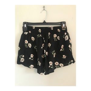Forever 21 Floral Flowy Shorts